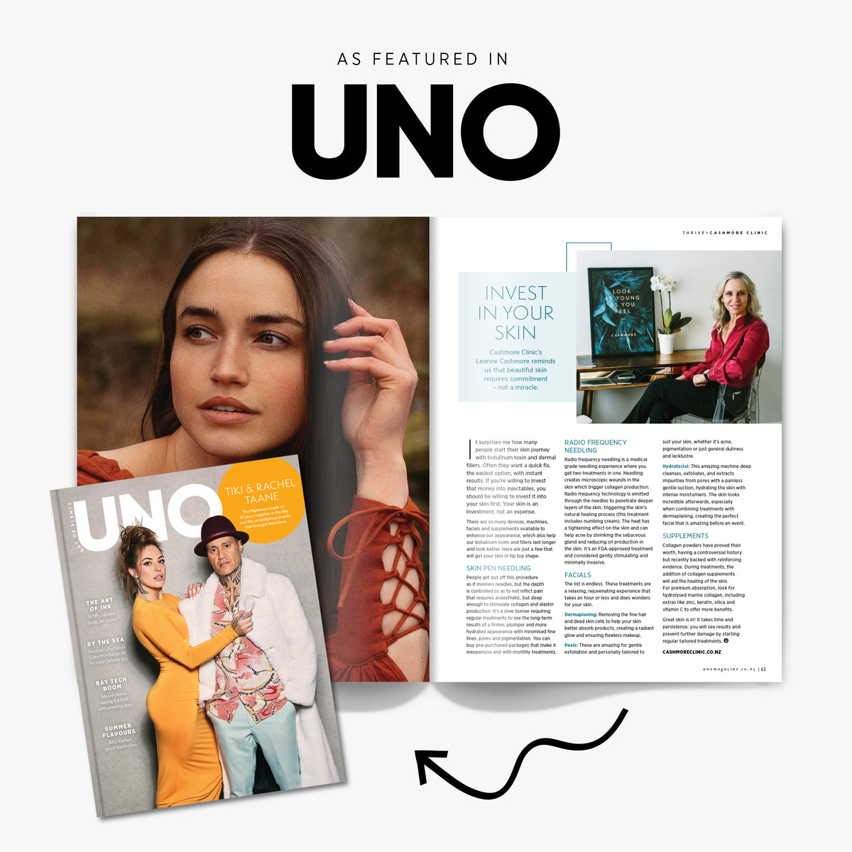 UNO Magazine Issue 62 - Summer Edition 2023 – Cashmore Clinic