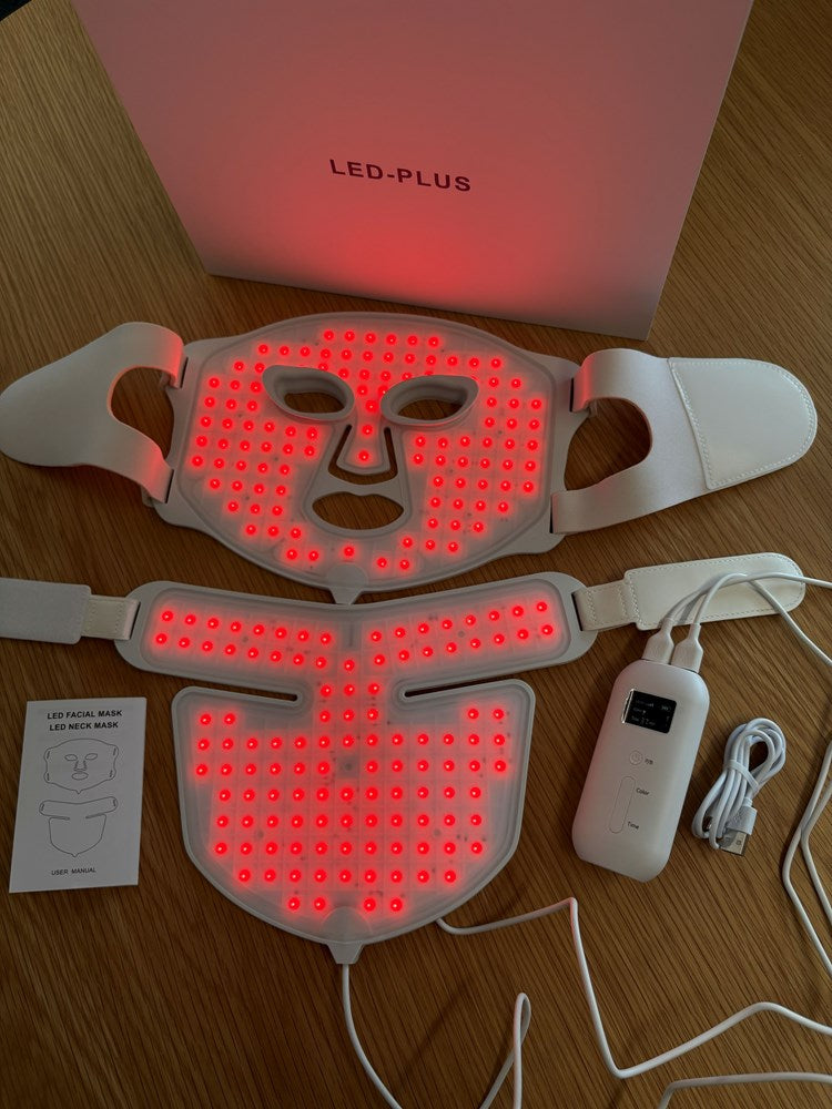 LED Home Treatment Face and Neck Mask
